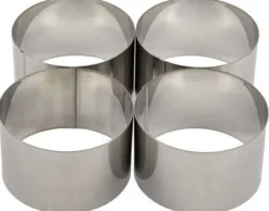 Cosy & Trendy Kookringen RVS ø 9 cm - 4 Stuks