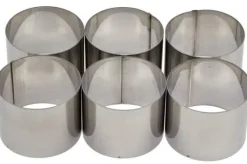 Cosy & Trendy Kookringen RVS ø 7 cm - 6 Stuks