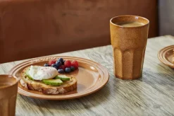 Cosy & Trendy Latte Macchiato Bekers Bistro Mustard Yellow 450 ml - 6 stuks