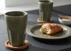 Cosy & Trendy Latte Macchiato Bekers Bistro Thyme Green 450 ml - 6 stuks