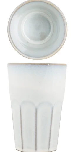 Cosy & Trendy Latte Macchiato Bekers Bistro Vintage White 450 ml - 6 stuks