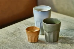 Cosy & Trendy Latte Macchiato Bekers Bistro Vintage White 450 ml - 6 stuks