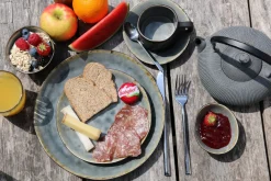Cosy & Trendy Mokken / Bekers - Laguna Blue Grey - 450 ml - 4 Stuks