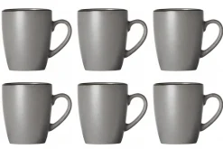 Cosy & Trendy Mokken met Oor - Speckle Grijs - 350 ml - 6 stuks