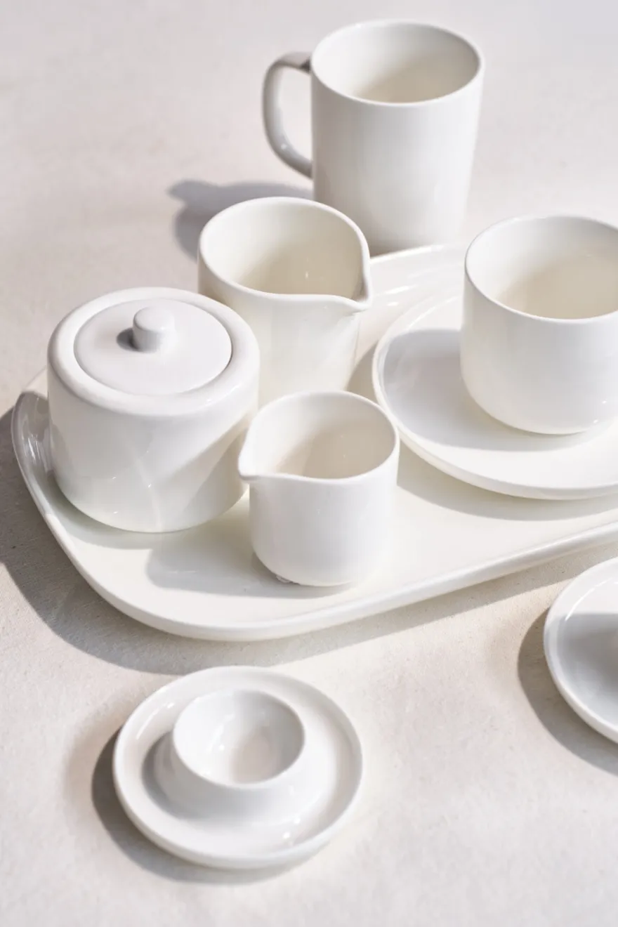 Cosy & Trendy Mokken Moon White 290 ml - 4 Stuks
