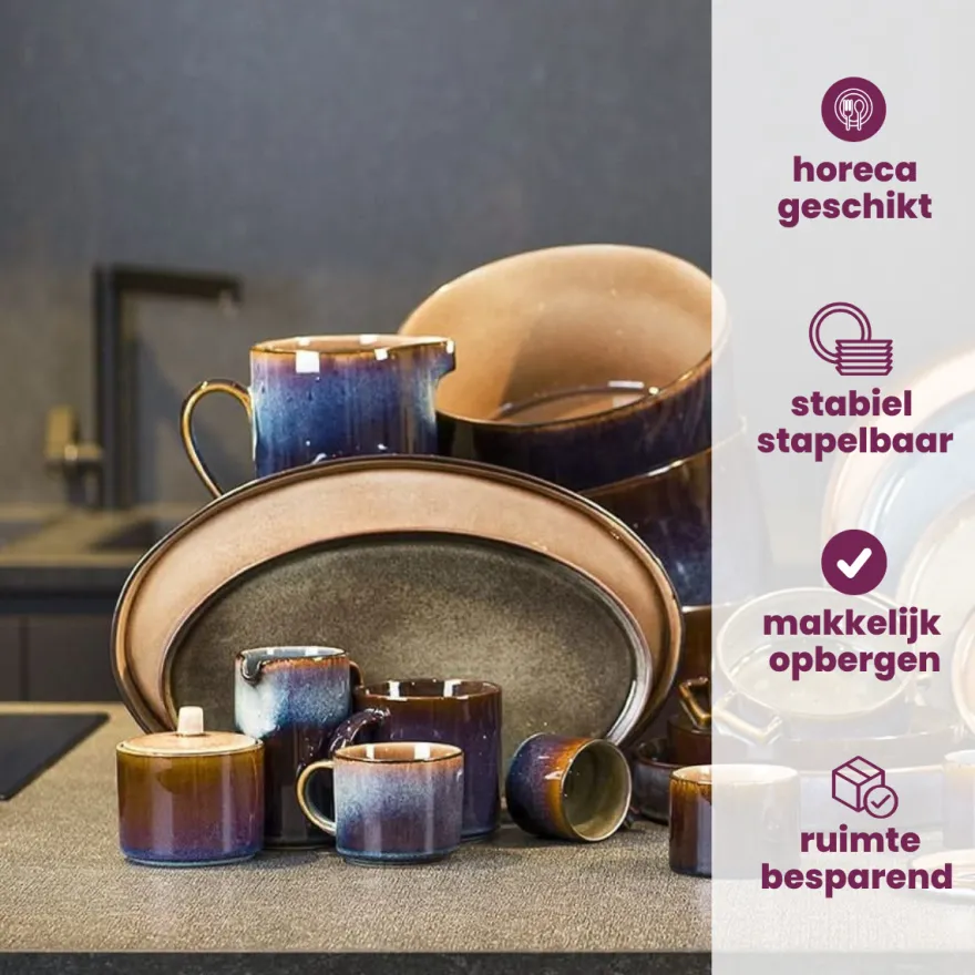 Cosy & Trendy Mokken Quintana Amber - 450 ml - 4 Stuks