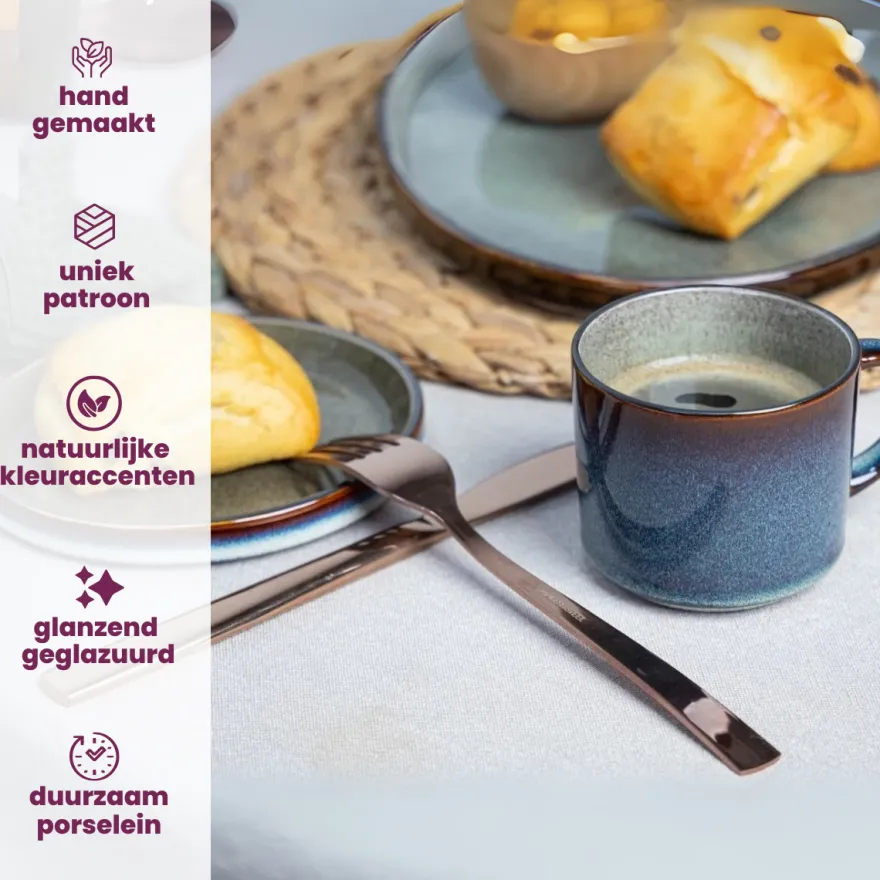 Cosy & Trendy Mokken Quintana Amber - 450 ml - 4 Stuks