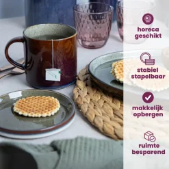 Cosy & Trendy Mokken Quintana Green - 450 ml - 4 Stuks