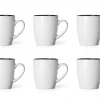 Cosy & Trendy Mokken Speckle Wit 350 ml - 6 stuks