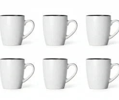 Cosy & Trendy Mokken Speckle Wit 350 ml - 6 stuks