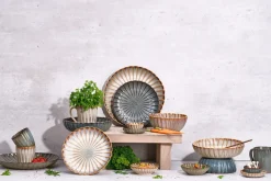 Cosy & Trendy Ontbijtborden / Dessertborden - Astera Ocean Blauw - ø 21 cm - 4 Stuks