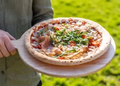 Cosy & Trendy Serveerplank / Pizzaplank Rubberwood - 43.5 x 32 cm