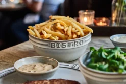 Cosy & Trendy Serviesset Bistro Vintage White 18-delig / 6 personen - 6 dinerborden, 6 ontbijtborden & 6 kommen