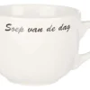 Cosy & Trendy Soepkom Soep van de Dag Wit ø 11 cm / 500 ml