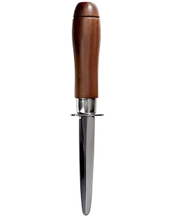Crafts La Marée Coquillemes / Sint-Jakobsschelpmes Walnotenhout - 9.5 cm