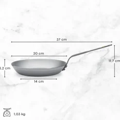 De Buyer Koekenpan Mineral B Element - ø 20 cm - zonder anti-aanbaklaag