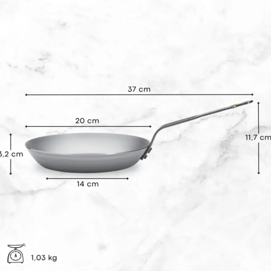 De Buyer Koekenpan Mineral B Element - ø 20 cm - zonder anti-aanbaklaag