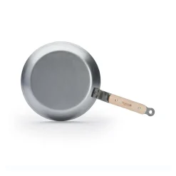 De Buyer Koekenpan Mineral B Hout - ø 24 cm - zonder anti-aanbaklaag