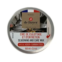 De Buyer Seasoning / Onderhoudswas voor stalen pannen - 100 ml