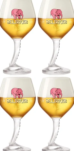 Delirium Bierglazen op Voet 330 ml - 4 Stuks