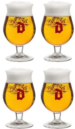 Duvel Bierglazen 330 ml - 4 Stuks