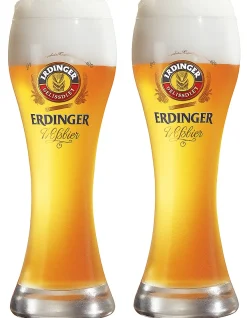 Erdinger Bierglazen Weizen - 500 ml - 2 stuks
