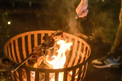 Forged BBQ Spies Churrasco - Olijfhout / Staal - V - vorm - 60cm