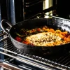 Forged Koekenpan Carbonstaal met 2 handvatten ø 28 cm - geschikt voor alle warmtebronnen - zonder anti-aanbaklaag