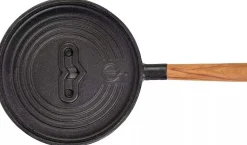 Forged Serveerpannetje Churrasco - Gietijzer / Olijfhout - ø 18 cm