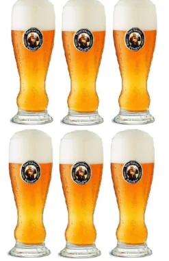 Franziskaner Weizen Bierglazen 330 ml - 6 stuks