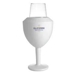 GLICERRR Wijnglas koeler en houder set + glas