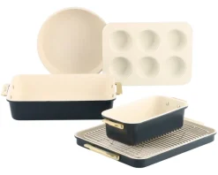 GreenPan Bakset Padova Reserve Oxford Blue 6-delig - keramische anti-aanbaklaag