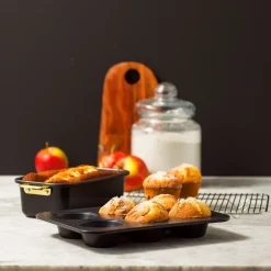 GreenPan Bakset Padova Reserve Black 6-delig - keramische anti-aanbaklaag