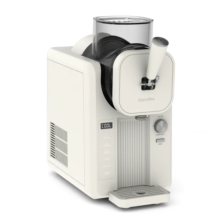 GreenPan IJsmachine Frost - Wit - Softijs, Roomijs, Slushies, Milkshakes & Smoothies - 1.8 Liter