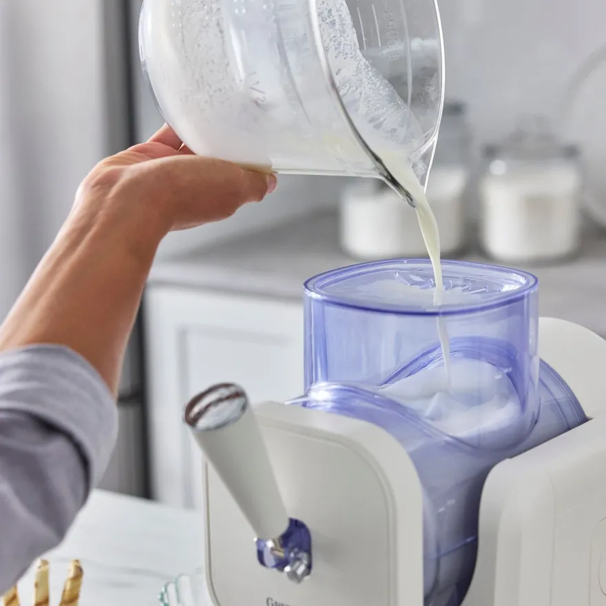 GreenPan IJsmachine Frost - Wit - Softijs, Roomijs, Slushies, Milkshakes & Smoothies - 1.8 Liter