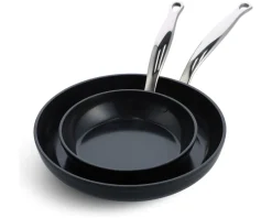 GreenPan Koekenpannenset Barcelona Pro 2-delig - ø 20 & 28 cm - keramische anti-aanbaklaag