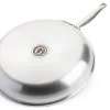 GreenPan Koekenpannenset Premiere RVS 2-delig - ø 20 & 28 cm - keramische anti-aanbaklaag