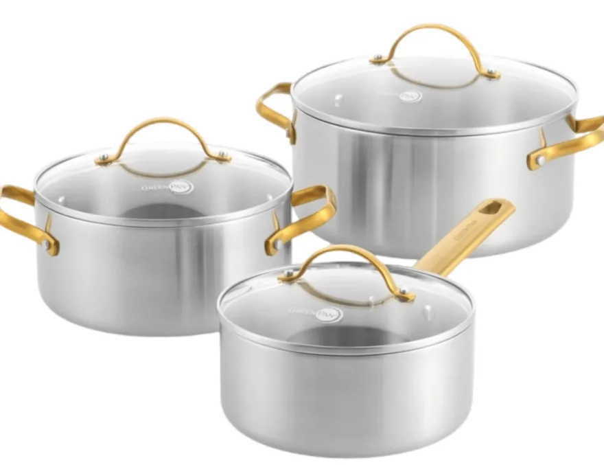 GreenPan Pannenset Padova Reserve 3-delig - Triply
