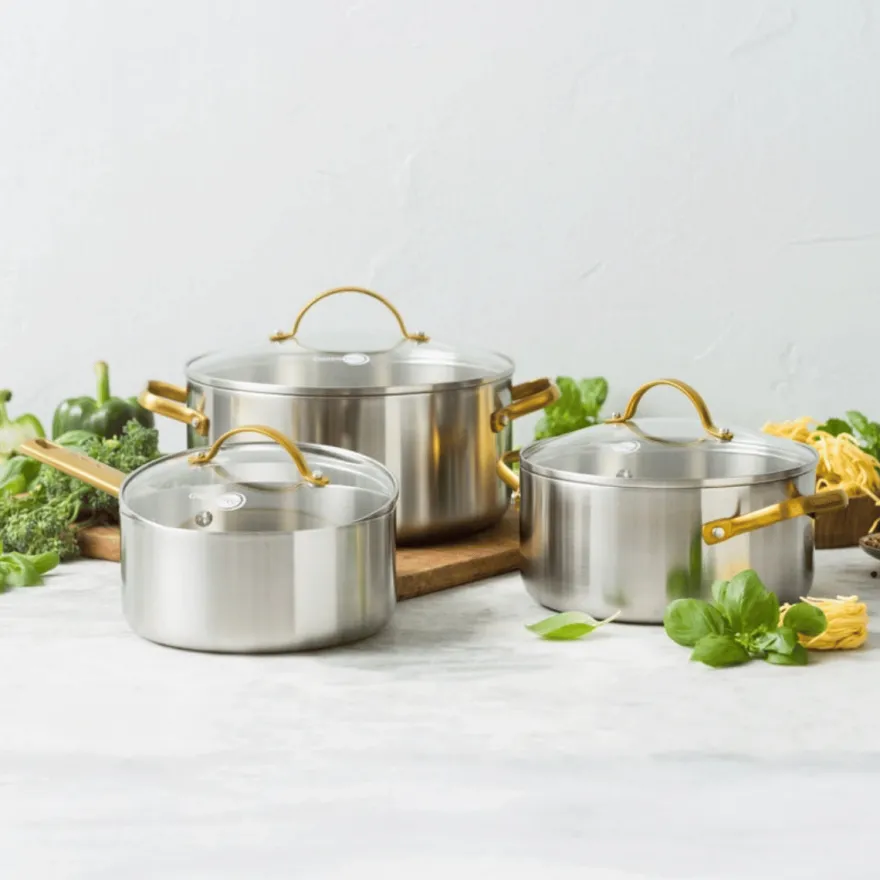 GreenPan Pannenset Padova Reserve 3-delig - Triply