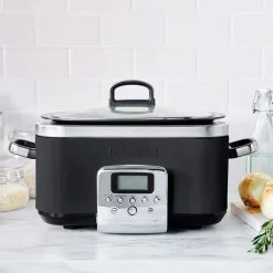 GreenPan Slowcooker - 6.0 Liter - Black - Keramische anti-aanbaklaag