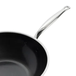 GreenPan Wokpan Premiere RVS ø 30 cm / 4.7 Liter - keramische anti-aanbaklaag