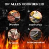 GrillX BBQ Accessoires Gereedschapset - BBQ Tang, Spatel, Vork, Borstel - Complete Barbecue Tools Set