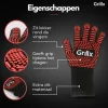 GrillX BBQ Handschoenen / Ovenhandschoenen - Extra Grip - 2 Stuks