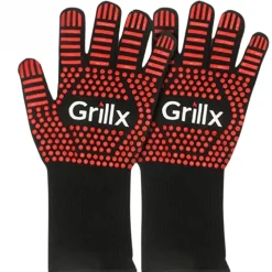 GrillX BBQ Handschoenen / Ovenhandschoenen - Extra Grip - 2 Stuks