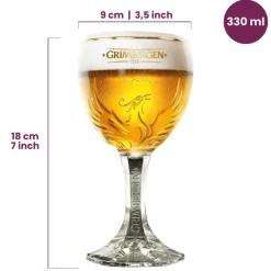 Grimbergen Bierglazen 330 ml - 4 Stuks