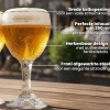 Grimbergen Bierglazen Op Voet 250 ml - 2 stuks