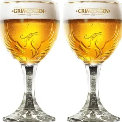 Grimbergen Bierglazen Op Voet 250 ml - 2 stuks