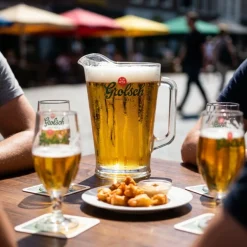 Grolsch Pitcher / Bierkan - Glas - 1.8 Liter