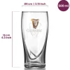 Guinness Bierglazen Pint 500 ml - 2 Stuks