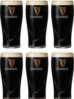 Guinness Bierglazen Pint 500 ml - 6 Stuks